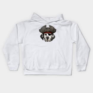 Dalmatian Pirate Kids Hoodie